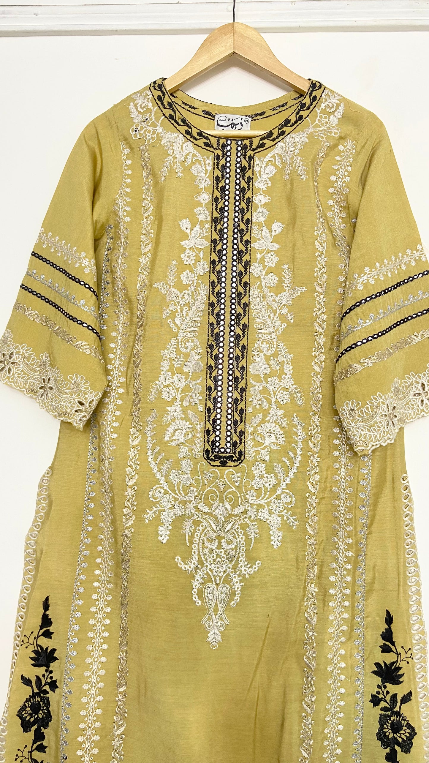 mustard long kurta