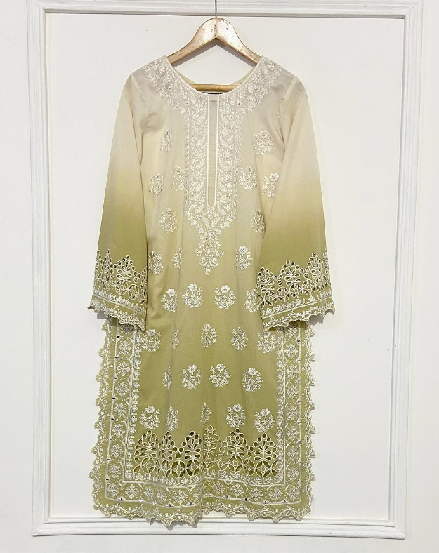 New Arrival! Four Beautiful Embroidered Shaded Kurta