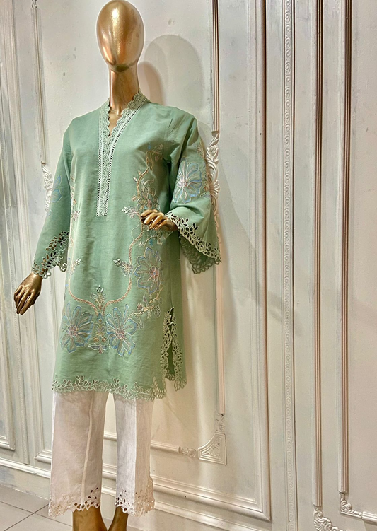 Teal Green Kurta